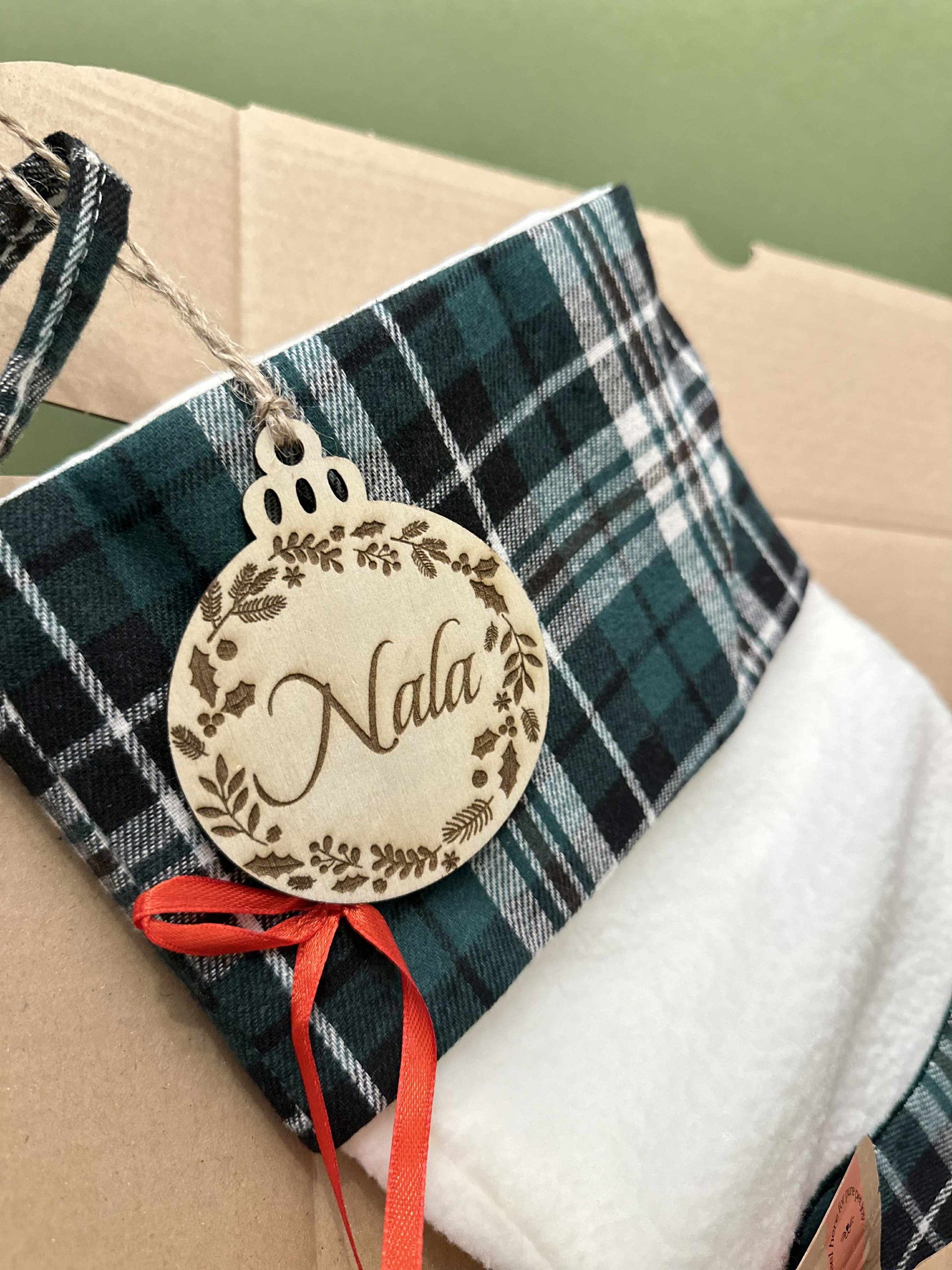 Personalised Pet Christmas Sock Gift Set for Cats & Dogs | Pet Name Engraving | Tail Tips UK - Tail Tips