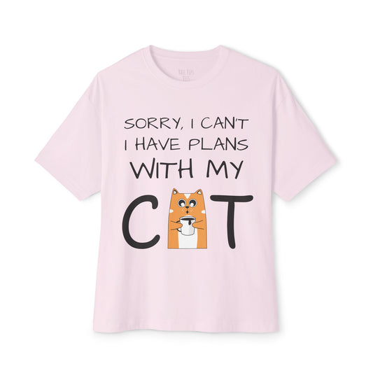 Cat Lovers Tshirt - Unisex Tee, Oversized T-shirt, Boxy Shirt, Kitty Graphic Tee, Feline Top