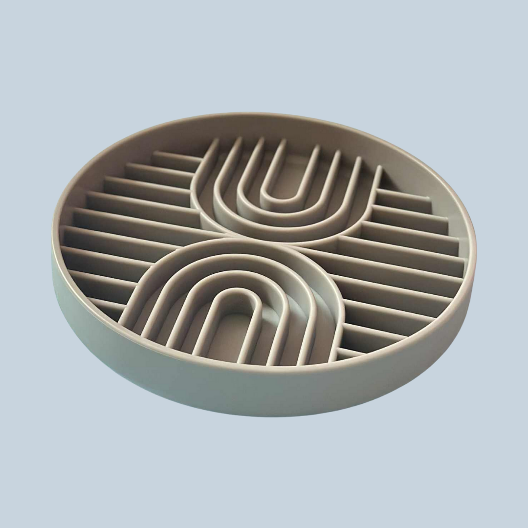 Slow & Steady - 2-in-1 Slow Feeder Bowl & Lick Mat | Calmer Mealtimes | Tail Tips UK - Tail Tips