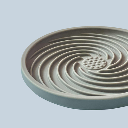 Slow & Steady - 2-in-1 Slow Feeder Bowl & Lick Mat | Calmer Mealtimes | Tail Tips UK - Tail Tips