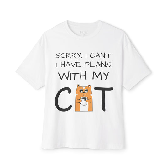 Cat Lovers Tshirt - Unisex Tee, Oversized T-shirt, Boxy Shirt, Kitty Graphic Tee, Feline Top