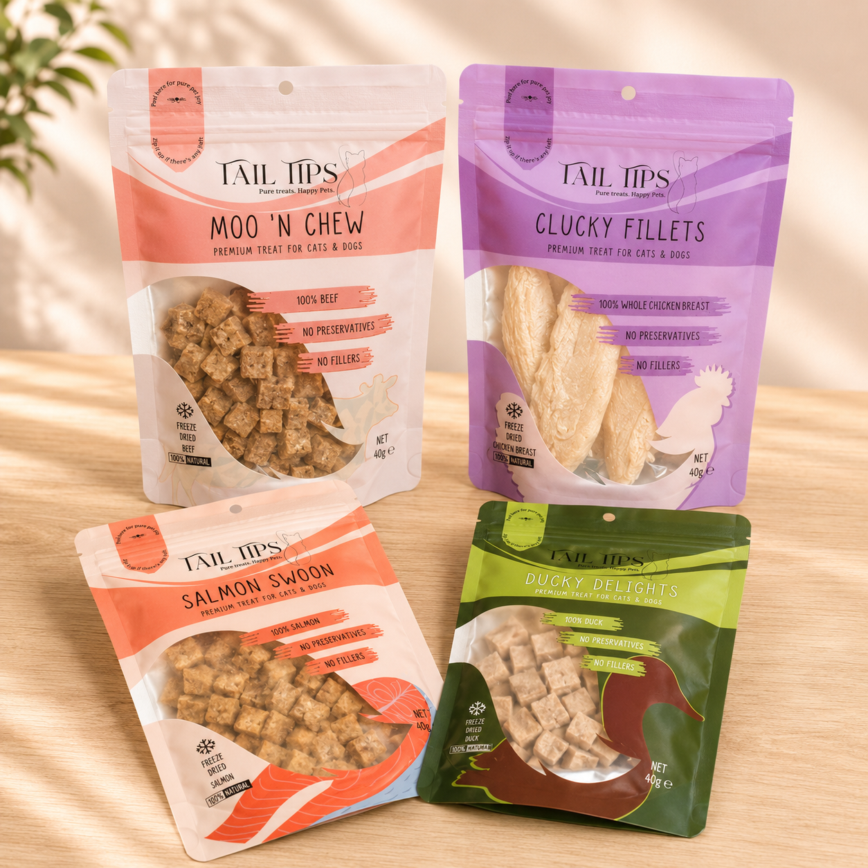 Dog Lover Pack - Premium Freeze-Dried Treats | 4 Flavours | Tail Tips UK - Tail Tips