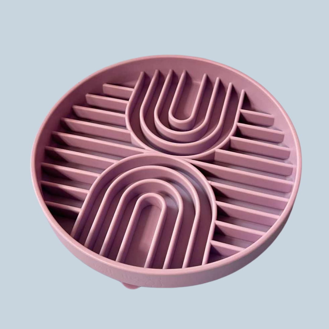 Slow & Steady - 2-in-1 Slow Feeder Bowl & Lick Mat | Calmer Mealtimes | Tail Tips UK - Tail Tips