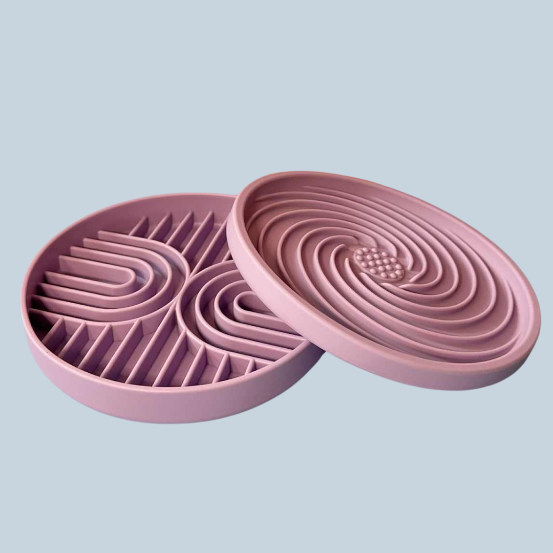 Slow & Steady - 2-in-1 Slow Feeder Bowl & Lick Mat | Calmer Mealtimes | Tail Tips UK - Tail Tips