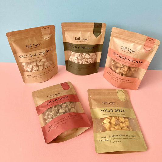 Tail Tips Taster Pack- 5 Flavours in One Box - Tail Tips