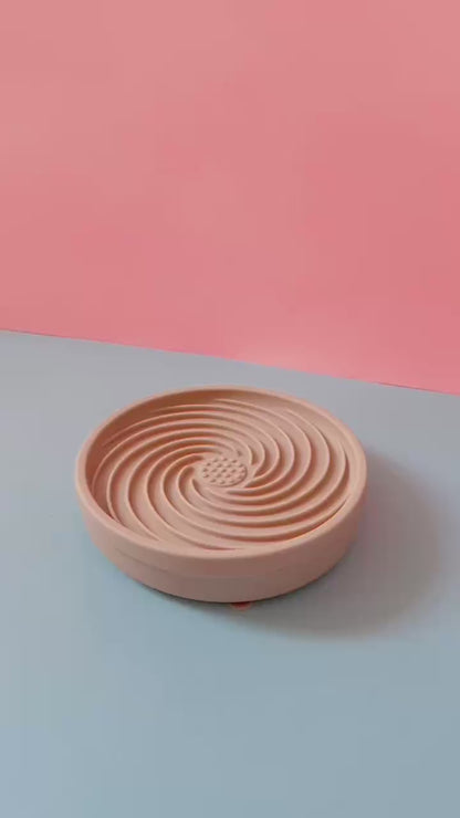 Slow & Steady - 2-in-1 Slow Feeder Bowl & Lick Mat | Calmer Mealtimes | Tail Tips UK