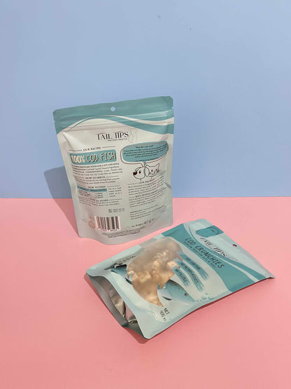 Cod Crunches - 100% Freeze-Dried Cod Treats | Pure & Natural | Tail Tips UK